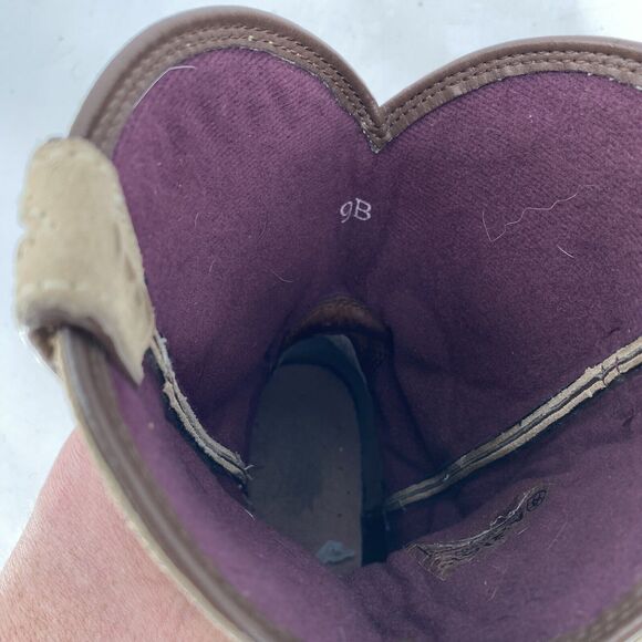 Ariat Fatbaby Western Cowboy Boots Brown Leather Women's Size 9 - Picture 9 of 10